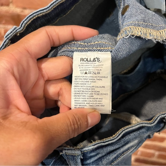 ROLLA’S Westcoast Super Skinny Jeans 25R/7R Viscose Blend - Picture 9 of 14